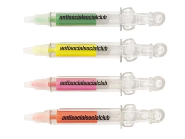 Anti Social Social Club Anti Social Social Club Taste Of The High Life Highlighter Set - view 1