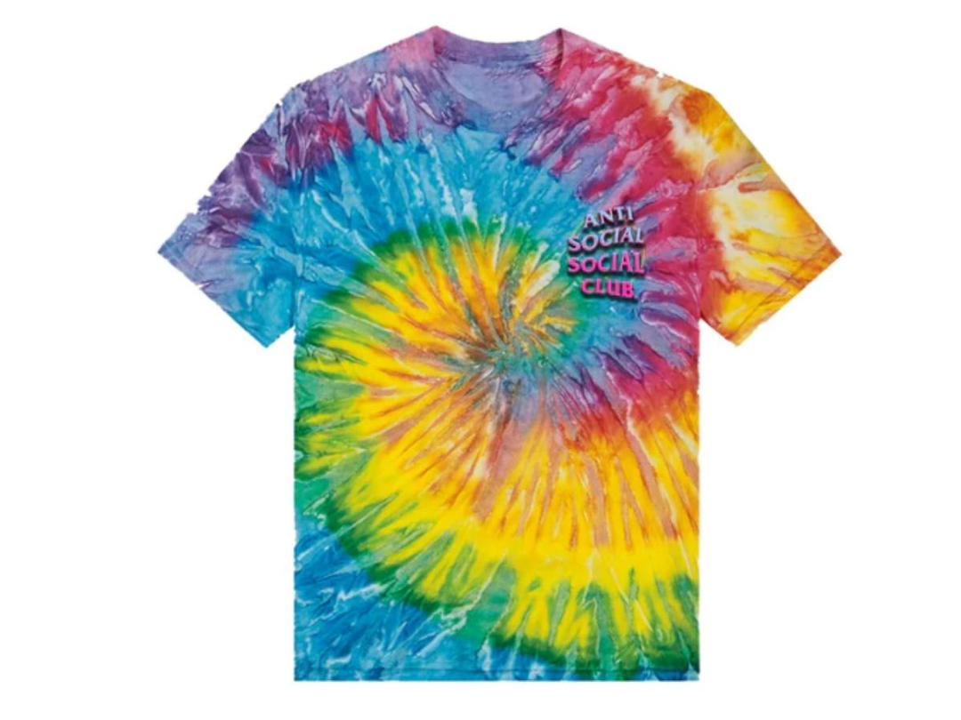 Anti Social Social Club Anti Social Social Club Technologies Inc 2001 T Shirt Tie Dye
