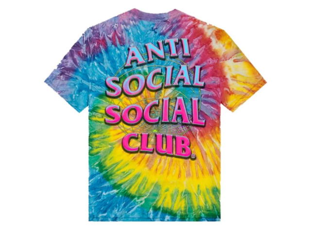 Anti Social Social Club Anti Social Social Club Technologies Inc 2001 T Shirt Tie Dye - view 2
