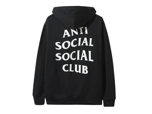 Anti Social Social Club Anti Social Social Club Thank God Hoodie Black - view 2
