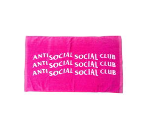 Buy Anti Social Social Club Towel Pink at Sasom – Authentic and Ready to Ship