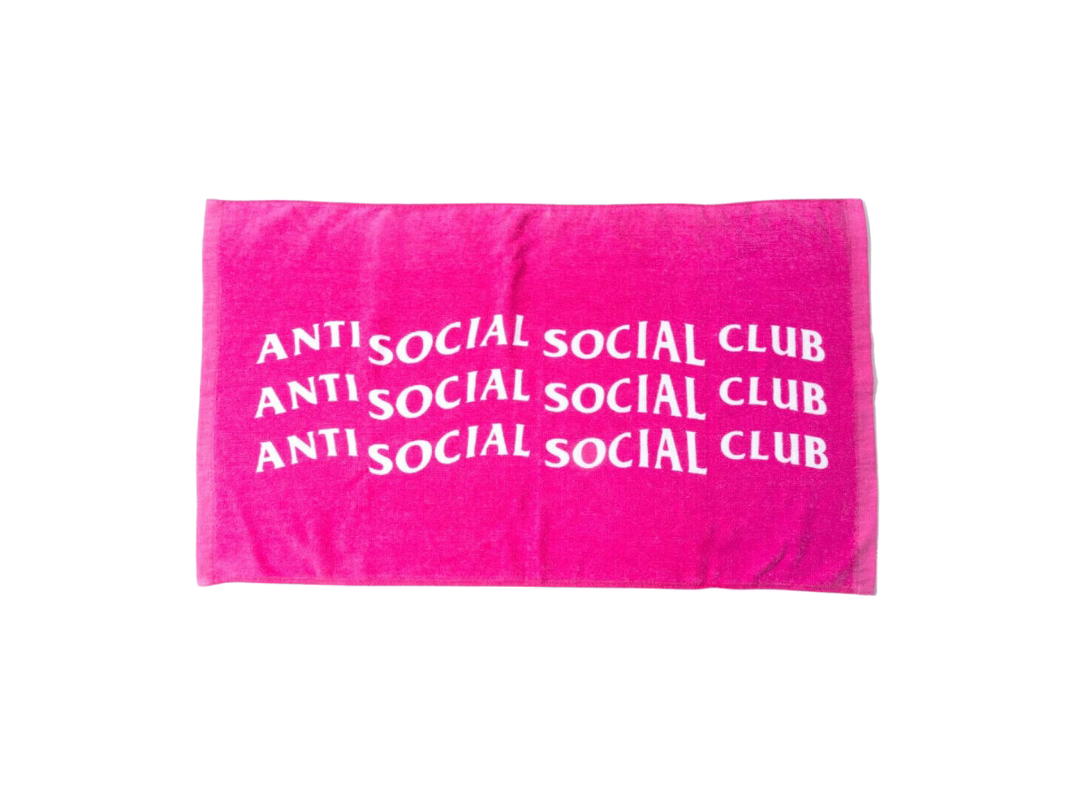 Anti Social Social Club Anti Social Social Club Towel Pink