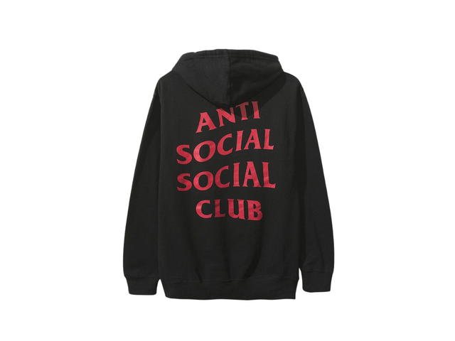 Anti Social Social Club Anti Social Social Club Type R Hoodie Black - view 2