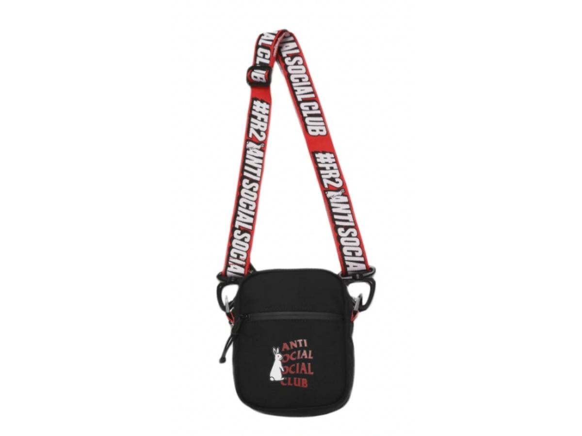 Anti Social Social Club Anti Social Social Club x FR2 Shoulder Bag Black