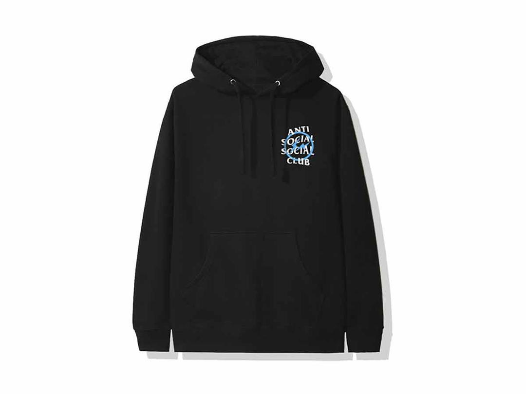 Anti Social Social Club Anti Social Social Club x Fragment Blue Bolt Hoodie (FW19) Black