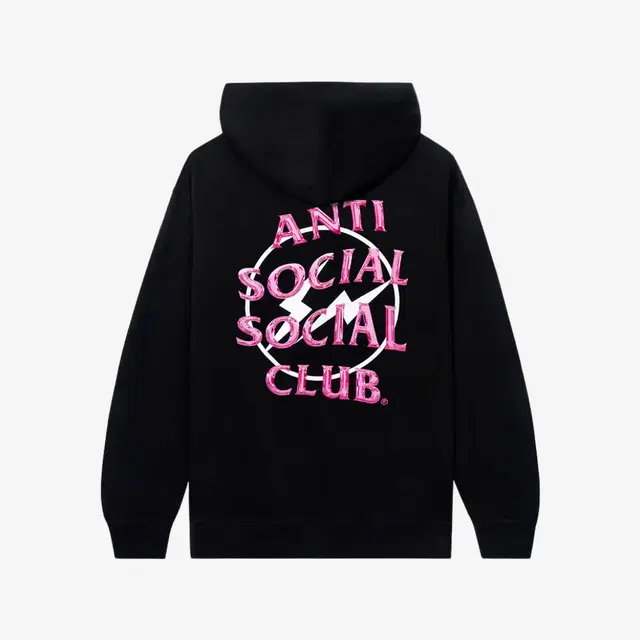 Anti Social Social Club Anti Social Social Club x Fragment Precious Petals Hoodie Black Pink - view 1