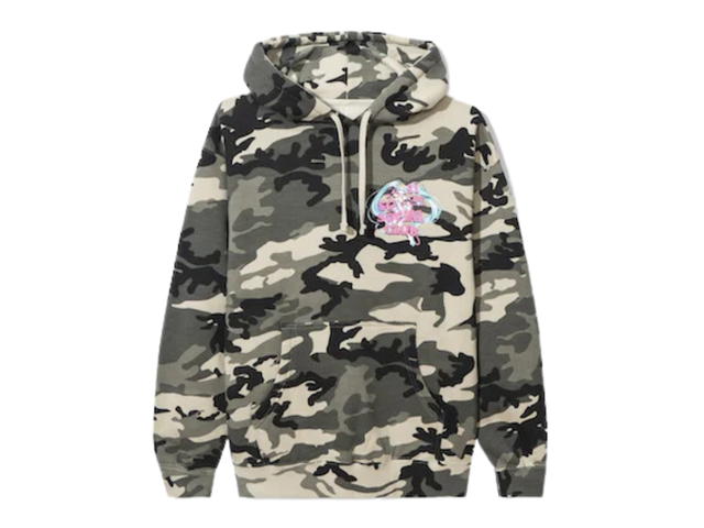 Anti Social Social Club Anti Social Social Club X Good Smile Racing Hatsune Miku Hoodie Camo - view 1