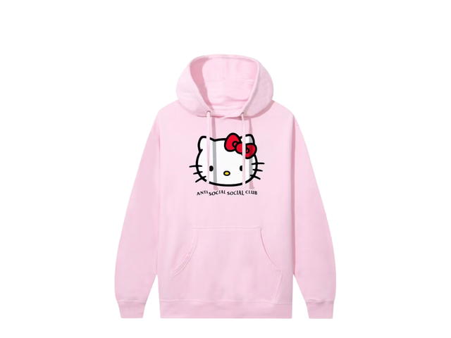 Anti Social Social Club Anti Social Social Club x Hello Kitty Weird Hoodie Light Pink (FW24) - view 1
