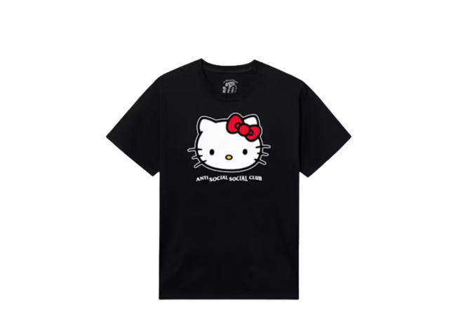 Anti Social Social Club Anti Social Social Club x Hello Kitty Weird Tee Black (FW24) - view 1