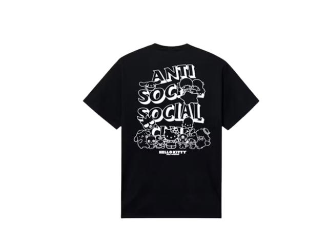 Anti Social Social Club Anti Social Social Club x Hello Kitty Weird Tee Black (FW24) - view 2