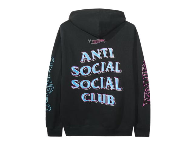 Anti Social Social Club Anti Social Social Club x Hot Wheels Hoodie Black (FW19) - view 1