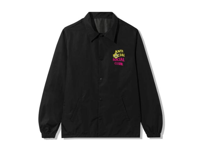 Anti Social Social Club Anti Social Social Club x Mooneyes Curbed Coaches Jacket Black - view 2