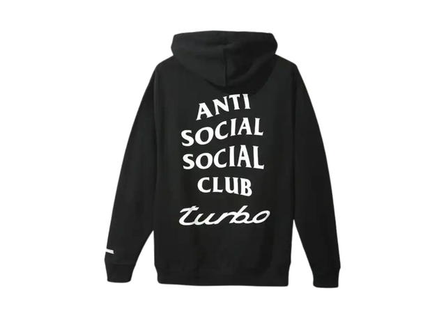 Anti Social Social Club Anti Social Social Club X Neighborhood 911 Turbo Hoodie Black - view 2