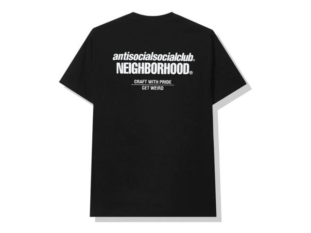 Anti Social Social Club Anti Social Social Club x Neighborhood Cambered T-Shirt Black - view 2