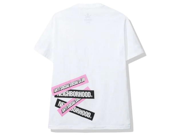 Anti Social Social Club Anti Social Social Club x Neighborhood Stuck On You Tee White - view 2