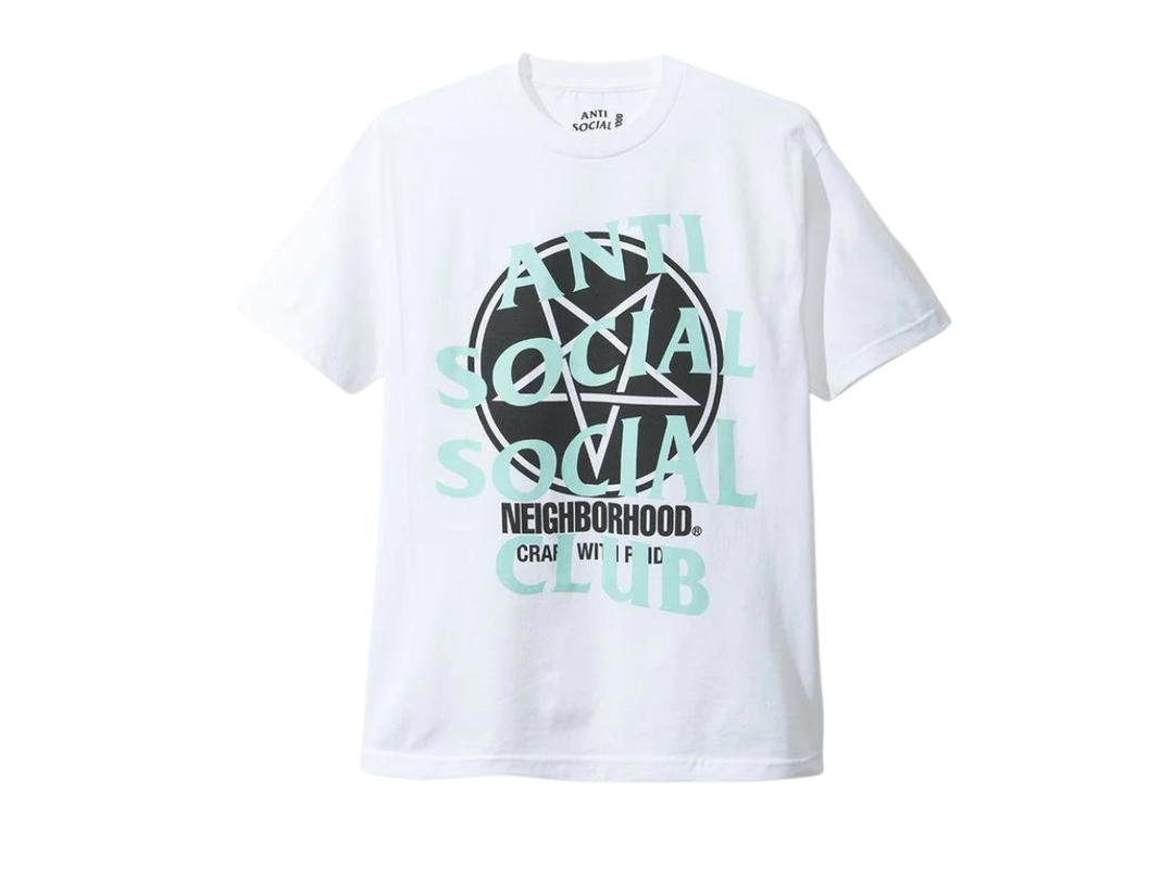 Anti Social Social Club Anti Social Social Club x Neighborhood White Filth Fury T-Shirt WHITE