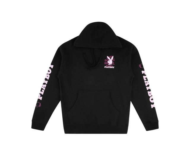 Anti Social Social Club Anti Social Social Club X Playboy Bunny Hoodie Black - view 1