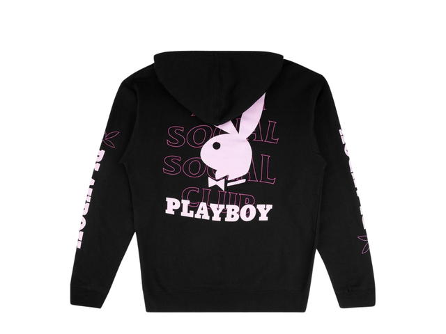 Anti Social Social Club Anti Social Social Club X Playboy Bunny Hoodie Black - view 2