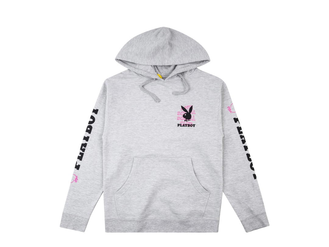 Anti Social Social Club Anti Social Social Club X Playboy Bunny Hoodie Grey