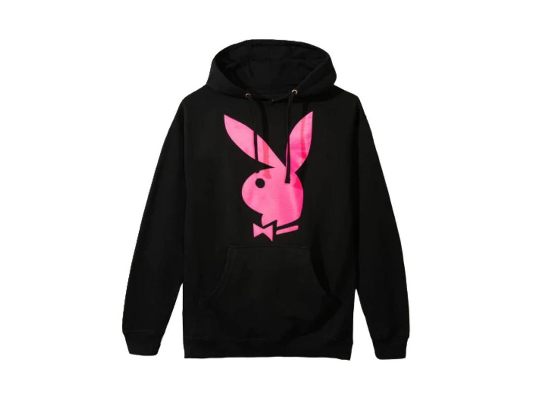 Anti Social Social Club Anti Social Social Club X Playboy Hoodie Black Pink