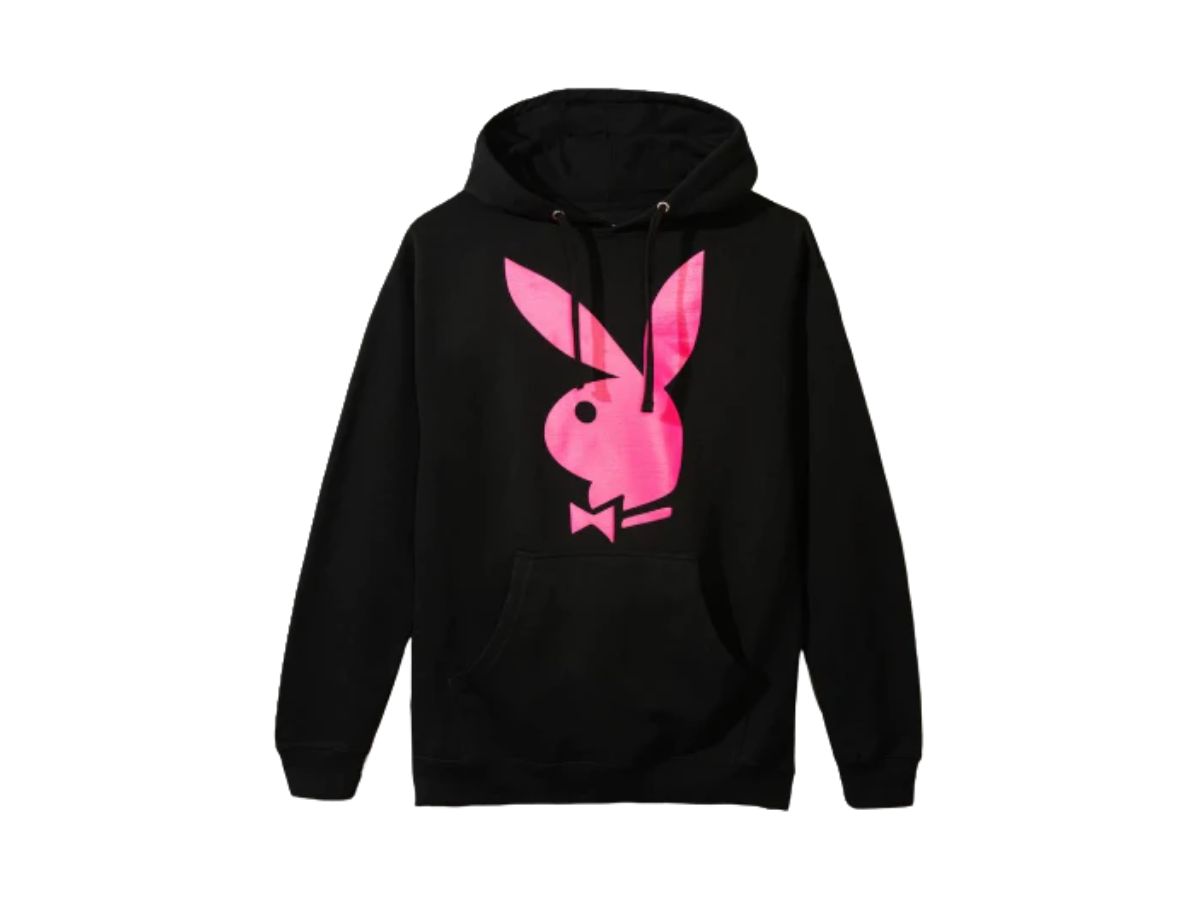 Anti Social Social Club Anti Social Social Club X Playboy Hoodie Black Pink