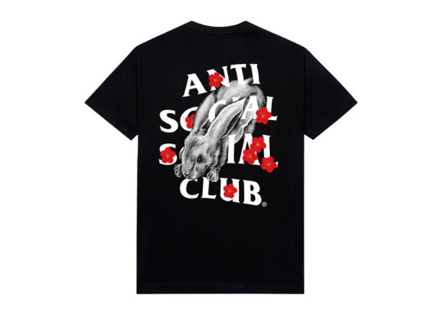 Anti Social Social Club Anti Social Social Club Year Of The Rabbit Black - view 2