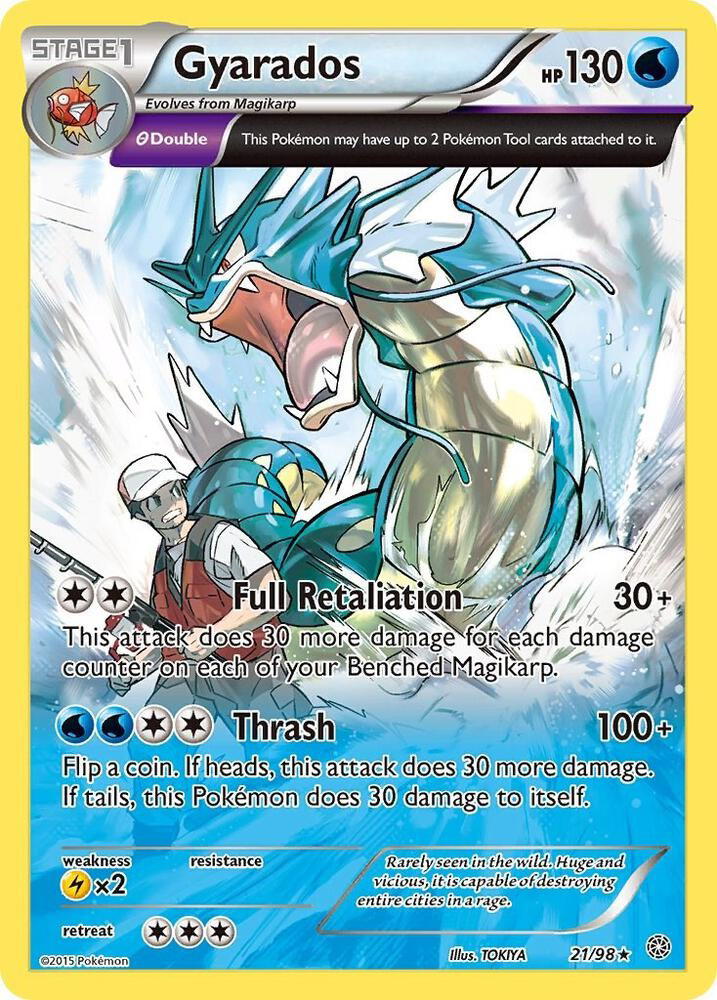 Pokemon Pokemon Gyarados H [AOR 21/98] XY "Ancient Origins" [ReverseHolo] (EN)