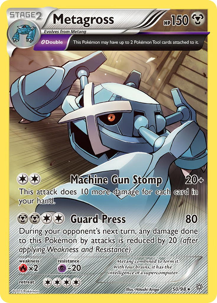Pokemon Pokemon Metagross R [AOR 50/98] XY "Ancient Origins" [ReverseHolo] (EN)