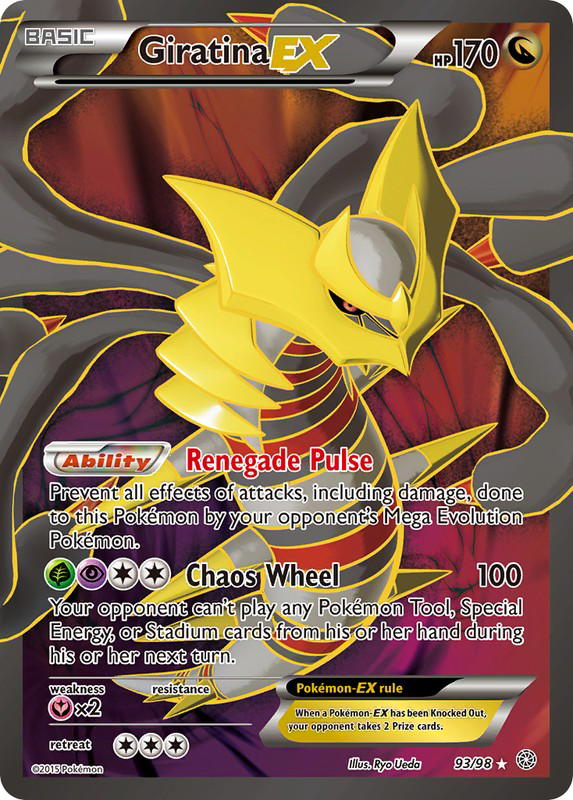 Pokemon Pokemon Giratina-EX RU [AOR 93/98] XY "Ancient Origins" (EN)