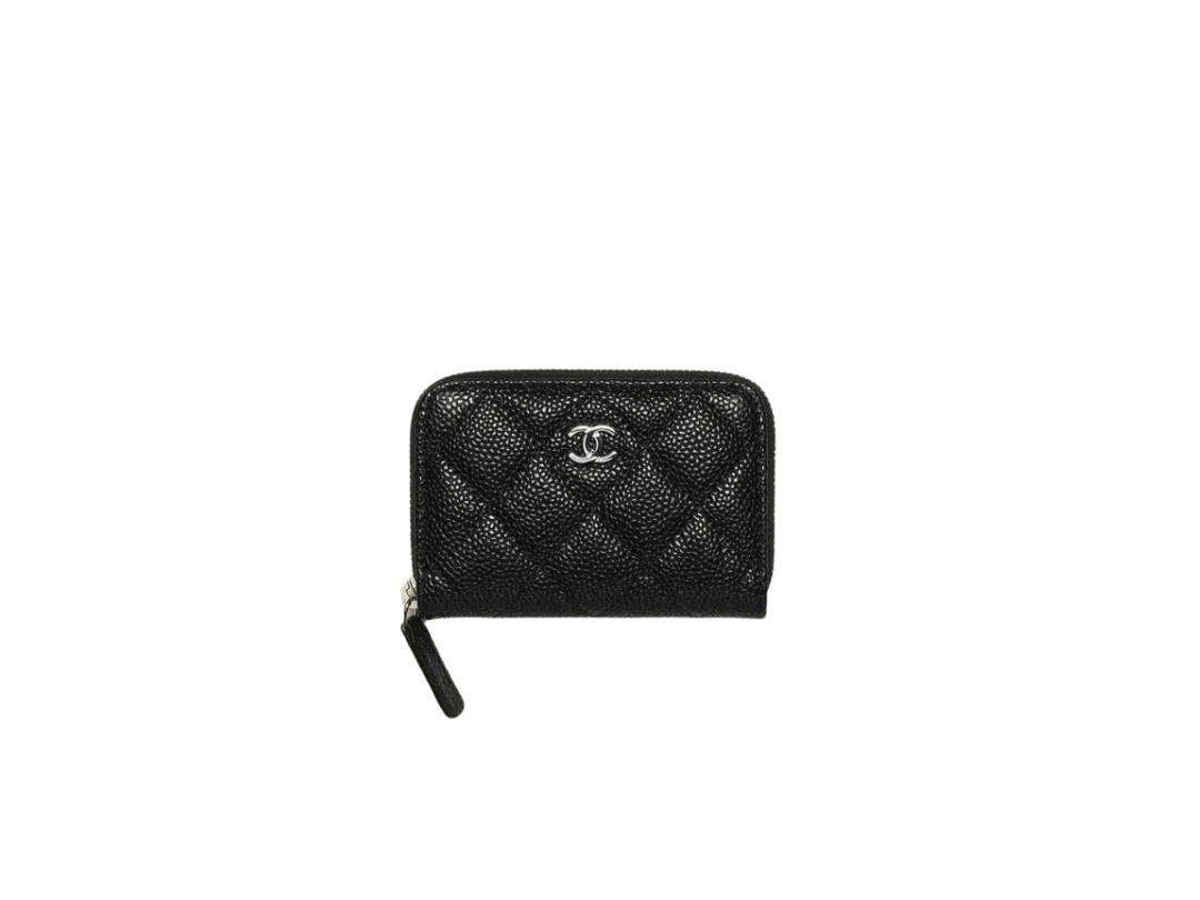 Chanel Chanel Classic Zipped Coin Purse Black