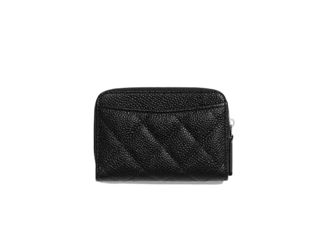 Chanel Chanel Classic Zipped Coin Purse Black - view 4