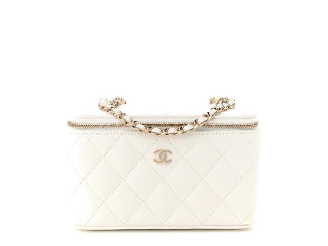 Chanel Chanel Vanity Case Bag Caviar White - view 1