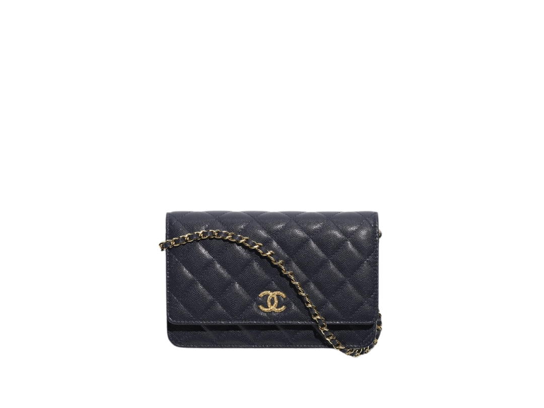 Chanel Chanel Wallet on Chain Dark Blue