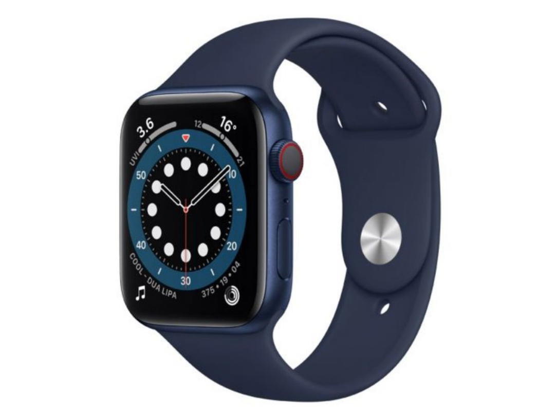 Apple Apple Watch Series 6 - Blue Aluminium Case with Deep Navy Sport Band GPS (40mm)