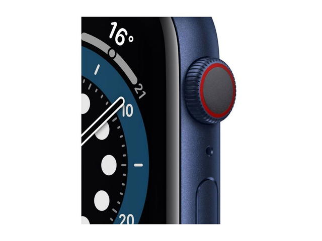 Apple Apple Watch Series 6 - Blue Aluminium Case with Deep Navy Sport Band GPS (40mm) - view 2