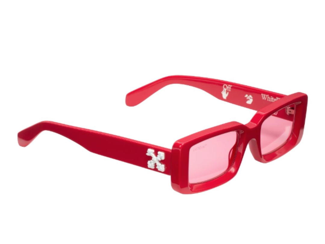 Off-White Arrows plaque square-frame sunglasses