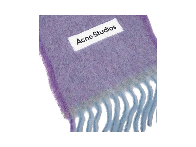Acne Studios Acne Studios Patch Wool Scarf Multicolor - view 2