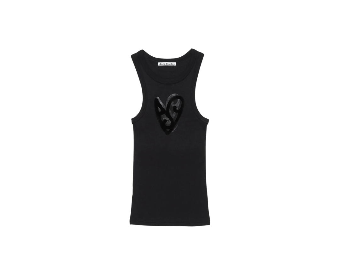 Acne Studios Acne Studios Logo Tank Top Black
