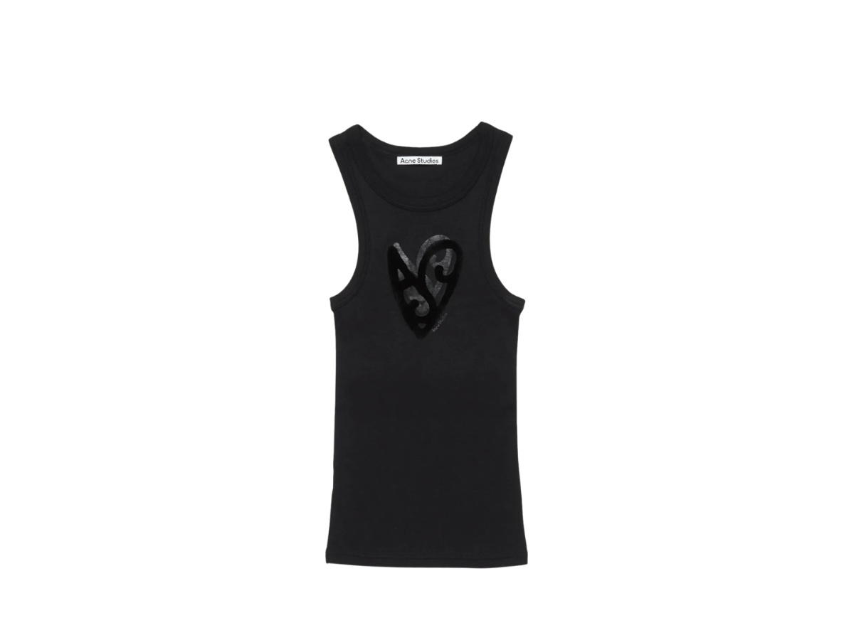 Acne Studios Acne Studios Logo Tank Top Black