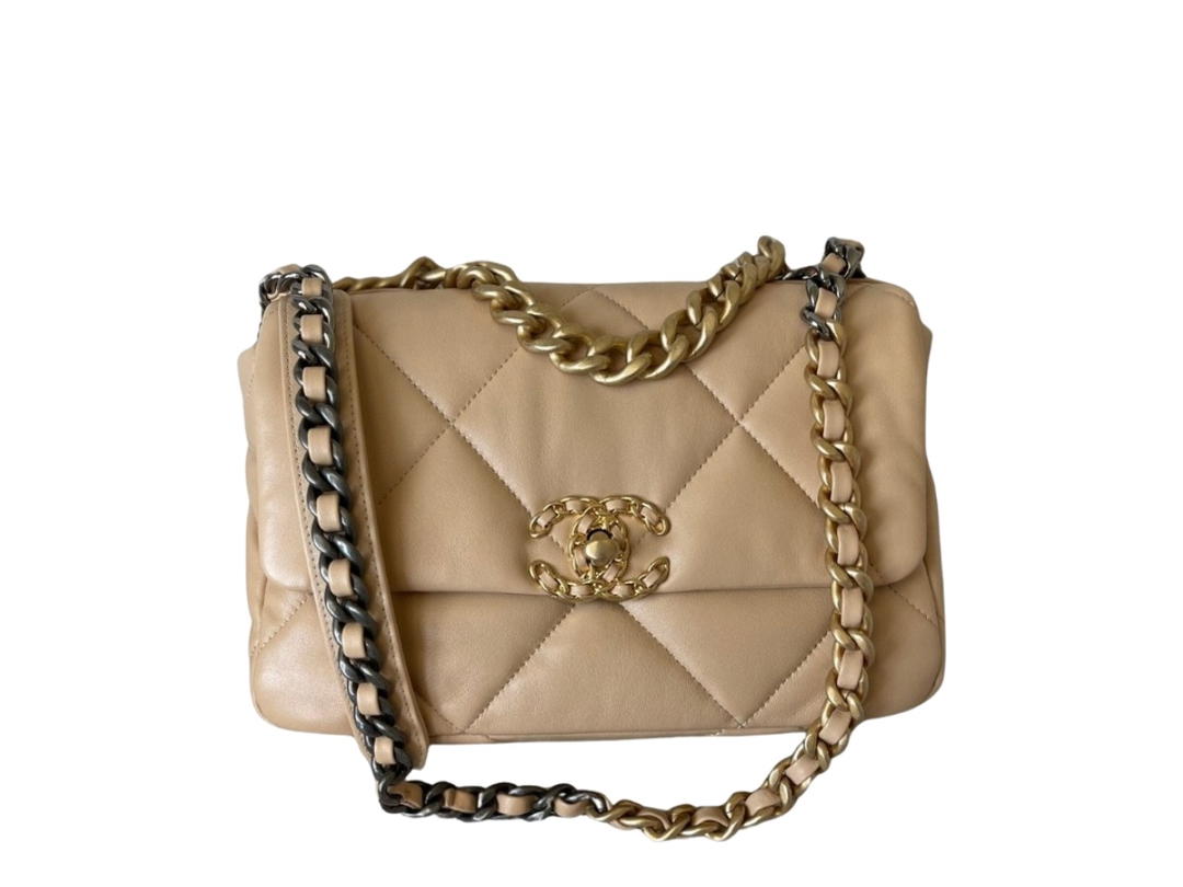 Chanel Chanel 19 Handbag Beige