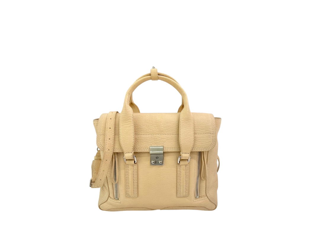 3.1 Phillip Lim Phillip Lim Pashli Calfskin Medium Satchel  Buff