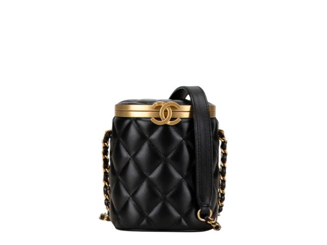 Chanel Chanel Crown Box Vanity Bag Black - view 1