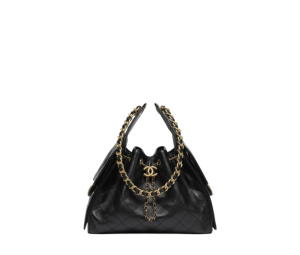 Buy Chanel 25 Small Handbag  In Black Grained Calfskin With Gold Hardware at Sasom – Authentic and Ready to Ship
