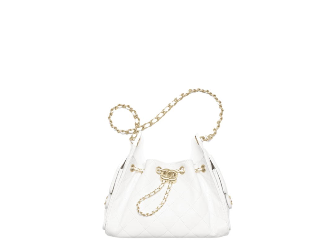 Chanel Chanel 25 Mini Handbag White