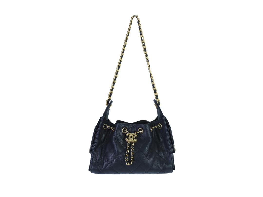 Chanel Chanel 25 Mini Bag Shoulder Black