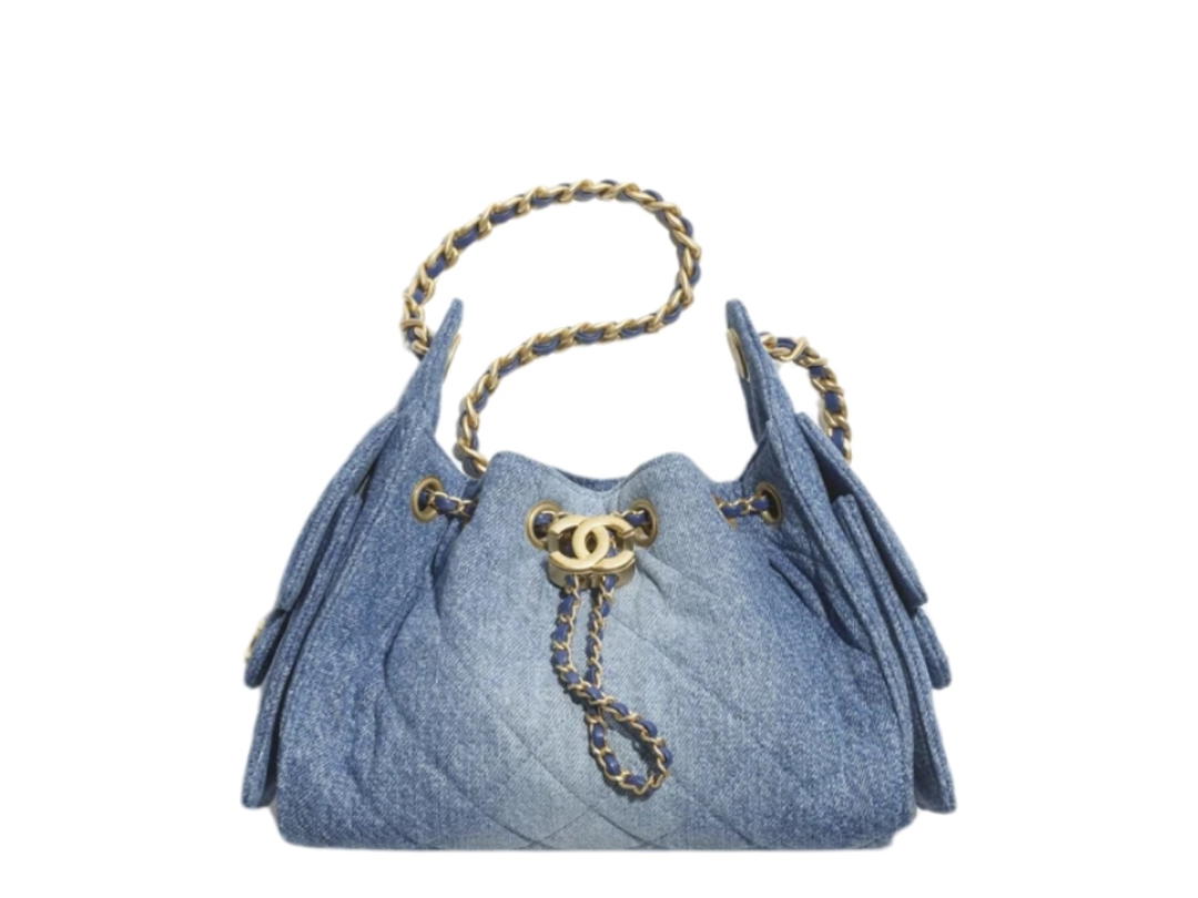Chanel Chanel 25 Mini Handbag Blue