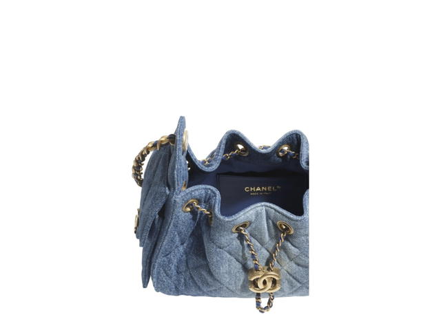 Chanel Chanel 25 Mini Handbag Blue - view 4
