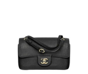 Buy Chanel Mini Flap Bag Grained Calfskin Black at Sasom – Authentic and Ready to Ship