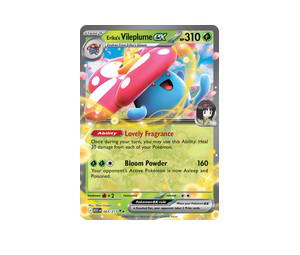 Buy Pokemon Erika's Vileplume ex RR [ASC 003/217] Mega Evolution "Ascended Heroes" (EN) at Sasom – Authentic and Ready to Ship