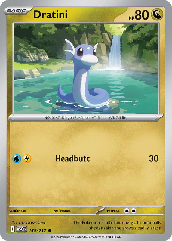 Pokemon Pokemon Dratini C [ASC 150/217] Mega Evolution "Ascended Heroes" (EN)
